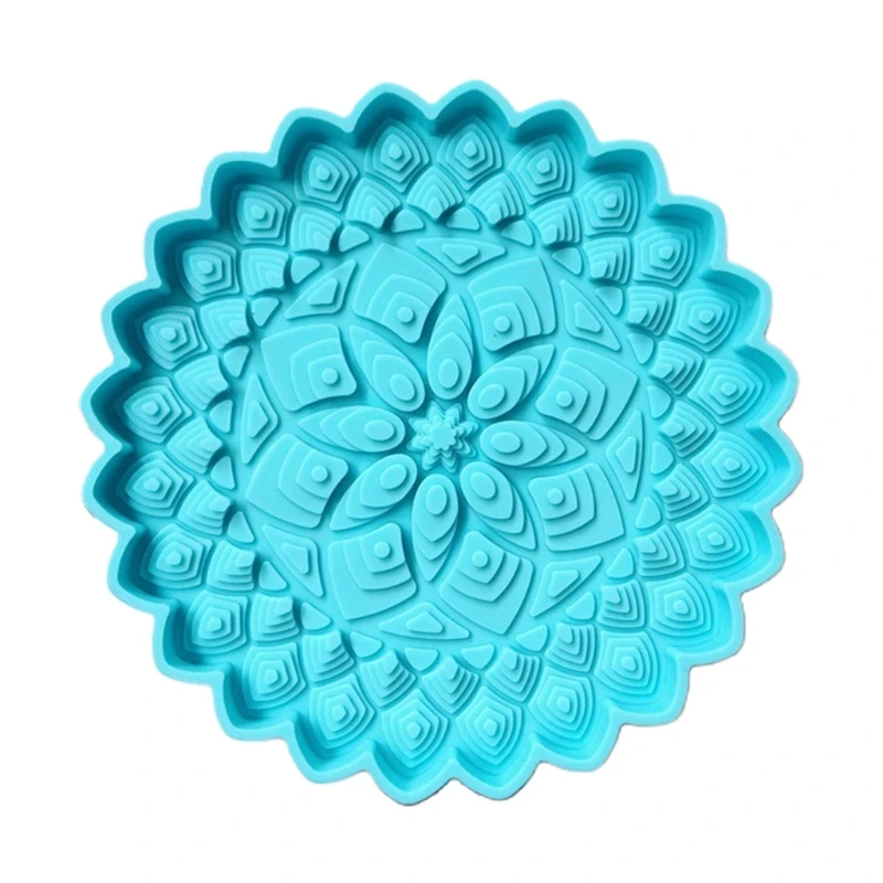 

Coaster Epoxy Resin Mold Cup Mat Casting Silicone Mould DIY Crafts Home Decoration Ornaments Making Tools T5UF