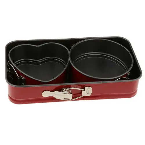 Removable Cheesecake Tray Non Stick Pan Baking Cake Mold 3PCS Springform Silicone mold | Дом и сад