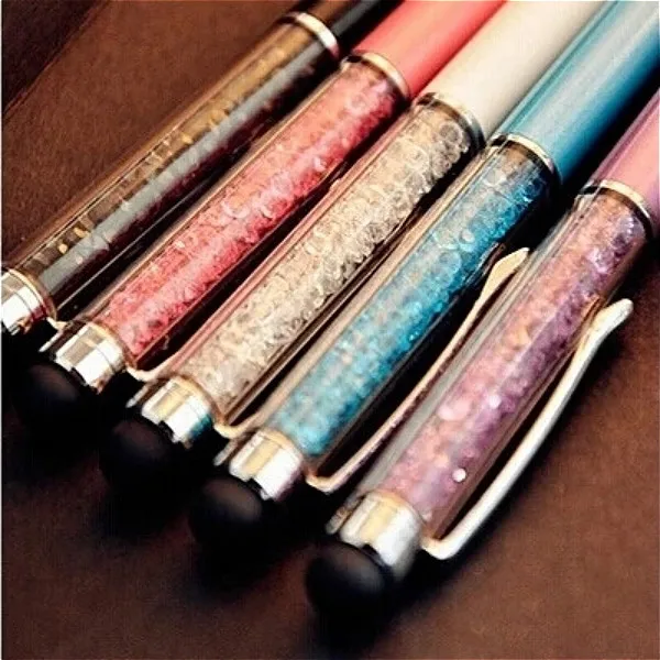 1 Набор шариковая ручка с кристаллами модный креативный стилус сенсорная