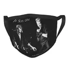 Маска для лица для взрослых с изображением рок-звезды Джонни Хелли, маска против смога во Франции, певицы, защитная маска, дышащий респиратор, маска
