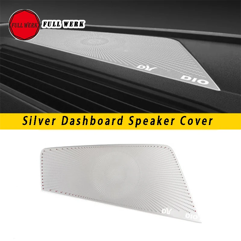 Нержавеющая Сталь автомобильный Стайлинг приборной панели динамик Накладка для