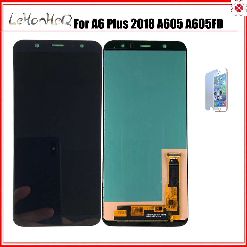 A605 ЖК дисплей для Samsung Galaxy A6 + SM A605F сенсорный экран Замена samsung Plus 2018 A605FD LCD|Экраны