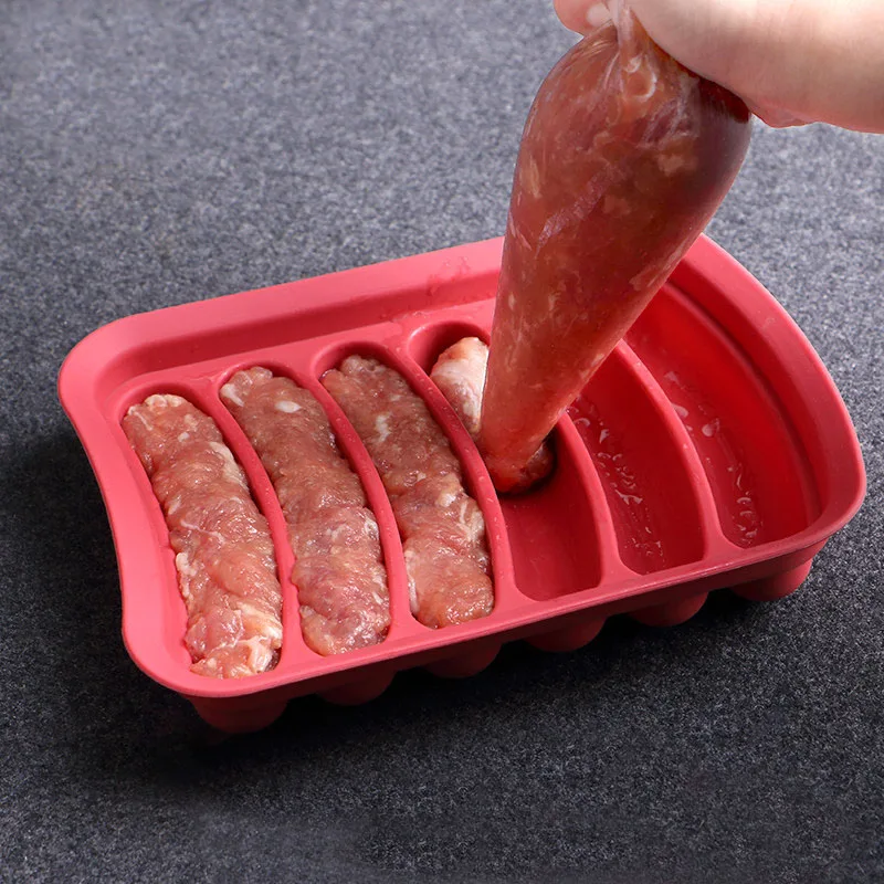 Силиконовая форма сделай сам для сосисок устройство приготовления мяса хот-дог
