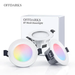 Светодиодный светильник для ванной комнаты и гостиной, Интеллектуальный светильник встроенных приложений и управления Wi-Fi 5 Вт 9 Вт с регулируемой яркостью