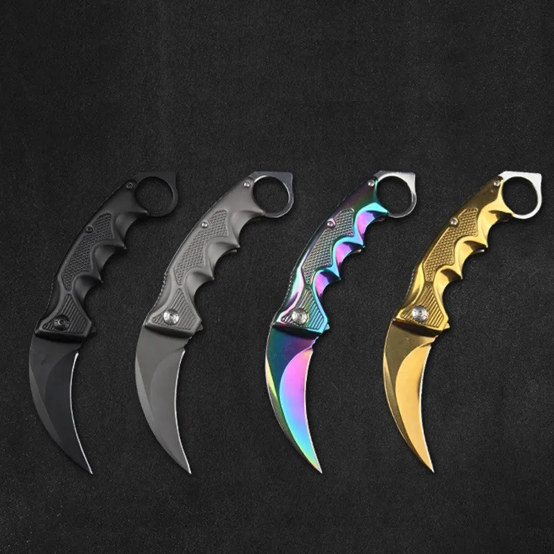Новый складной нож Karambit Csgo быстро открывающийся тактический карманный открытый