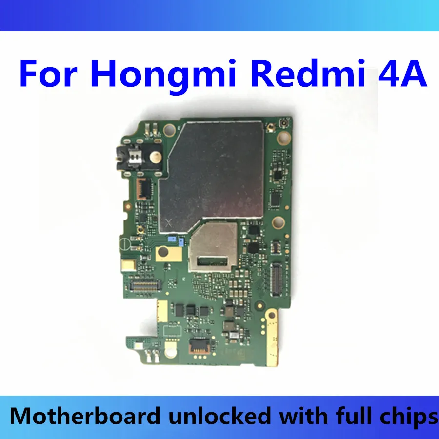 Разблокирована для Xiaomi Hongmi Redmi 4A материнская плата логическая плата Android OS 4A материнская плата 16 ГБ 32 ГБ заменена материнская плата с чипами
