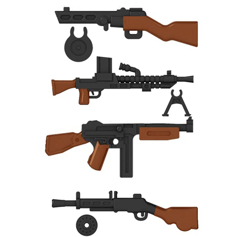 Конструктор MOC военный солдат России 10 шт./лот смешанные цвета аксессуары для