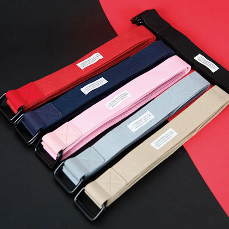 Новый Модный женский плотный холщовый ремень для молодых студентов с двойным