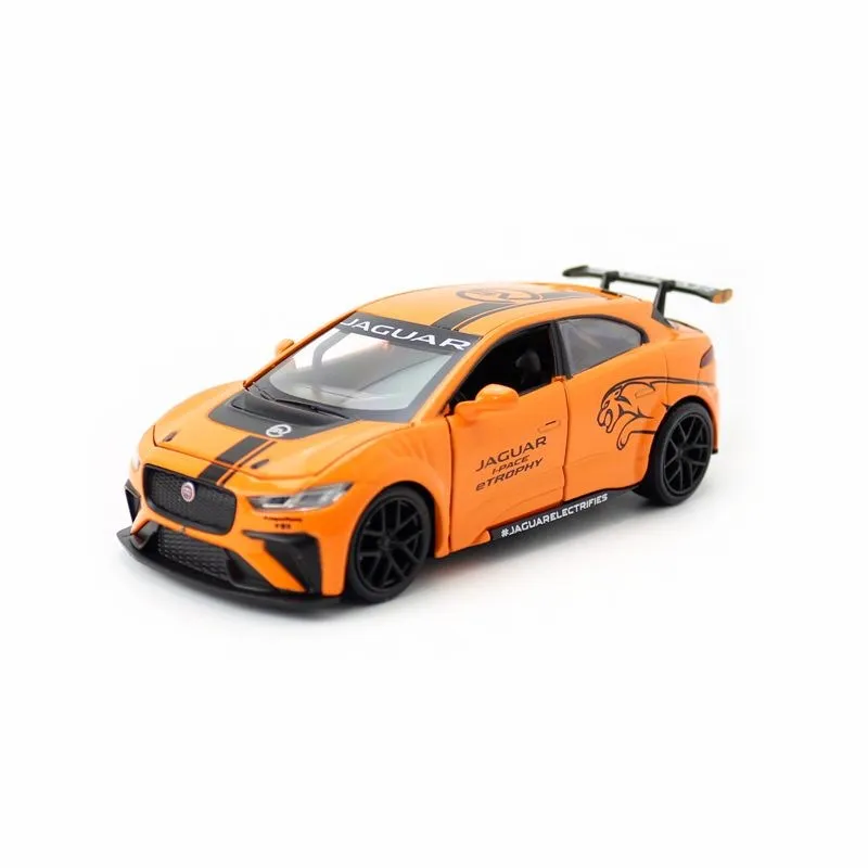 

RMZ City Diecast Metal Model 1:32 Scale Jaguar I-Pace Sound & Light Pull Back Toy Car Educational Collection Gift For Kid