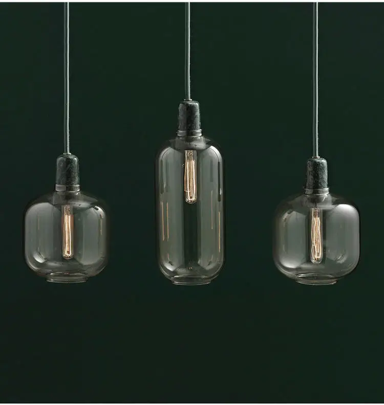 Датская дизайнерская светодиодная Подвесная лампа в стиле ретро потолочный