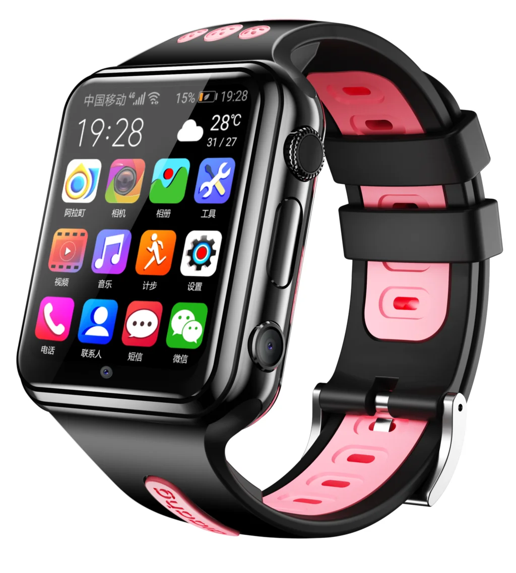 W5 4G GPS Wifi location Student/Kids Smart Watch Phone android system clock app install Bluetooth Smartwatch SIM Card | Электроника