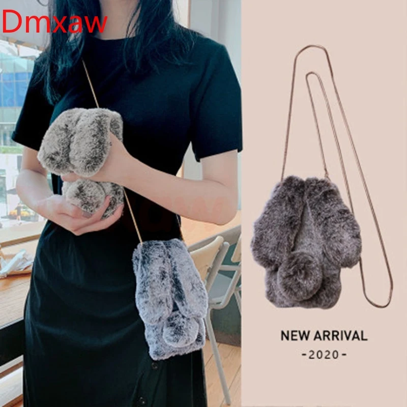 Чехол из ТПУ для Samsung Galaxy Note 10 Plus 9 8 5 A9 A7 2018 A5 2017 J3 2016 2015 с мехом кролика пушистый