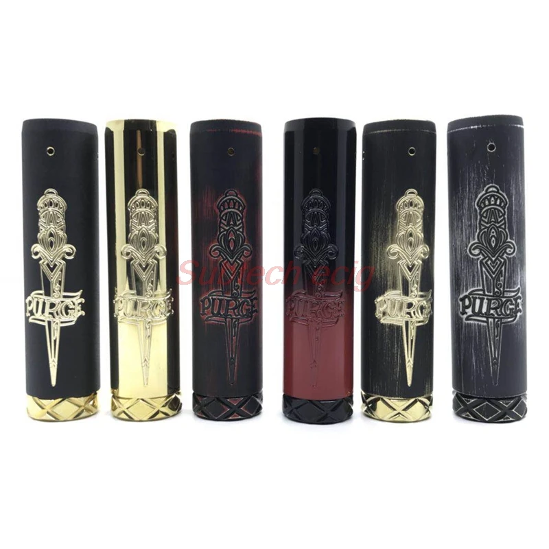 

Новейший механический мод Purg Bloody point, 25 мм, подходит для аккумулятора 20700 21700, с резьбой 510, механический мод Dagger, мод VS Slim Piece, моды Фараона