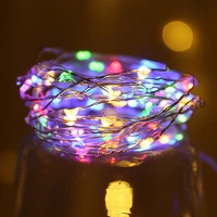 copper wire led fairy lights battery led string lights christmas decoration lamp 5m 10m rgb garland lamp indoor holiday lighting