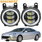 Противотуманные фары для Peugeot 407 Coupe 6C _ 2005-2011 для фургонов 207, 208, 307, 607, 3008 SW CC, светодиодные противотуманные фары в сборе, DRL H11, 12 В