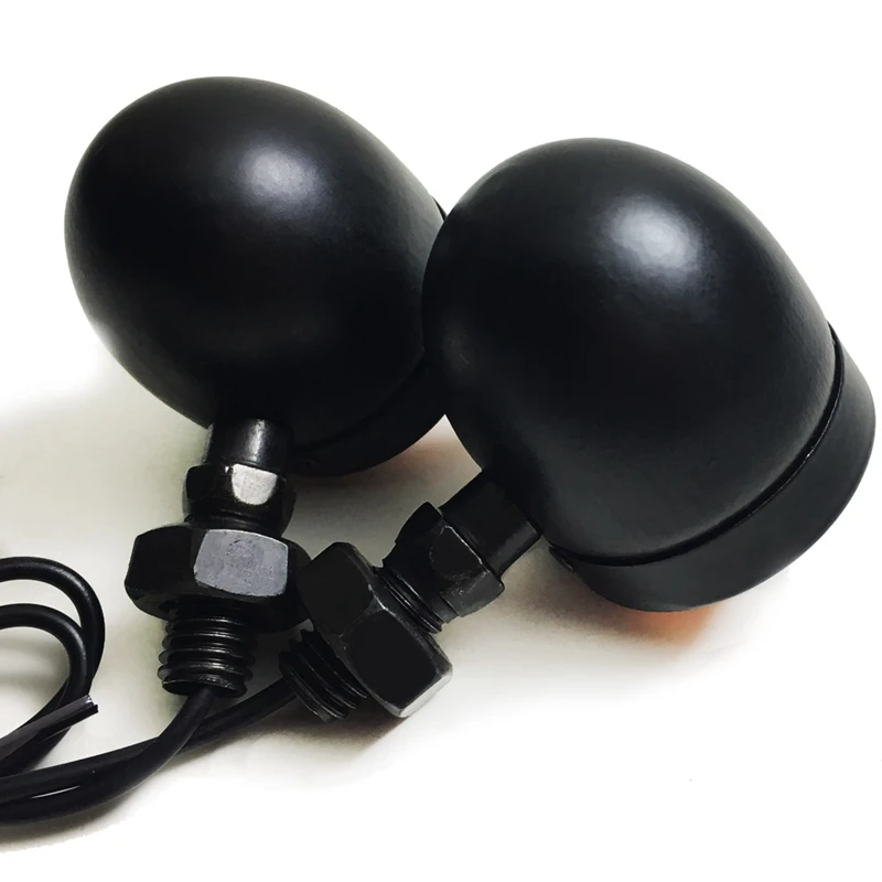 4 шт. черный мотоцикл указатель поворота лампа светильник мото мигалка для Harley Honda