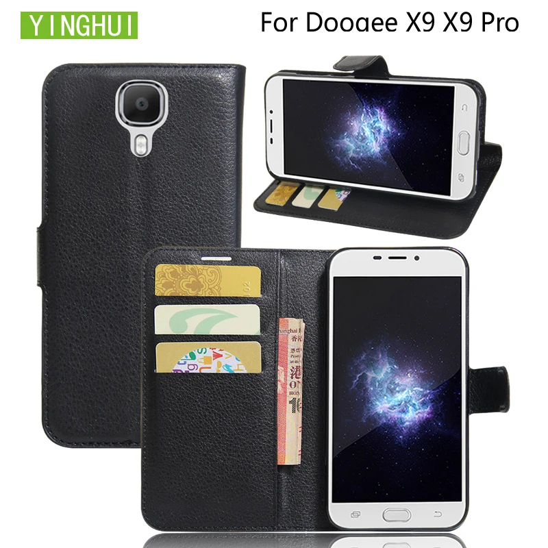 Кожаный чехол Для DOOGEE X9 Pro кожаный флип роскошный для телефона из искусственной