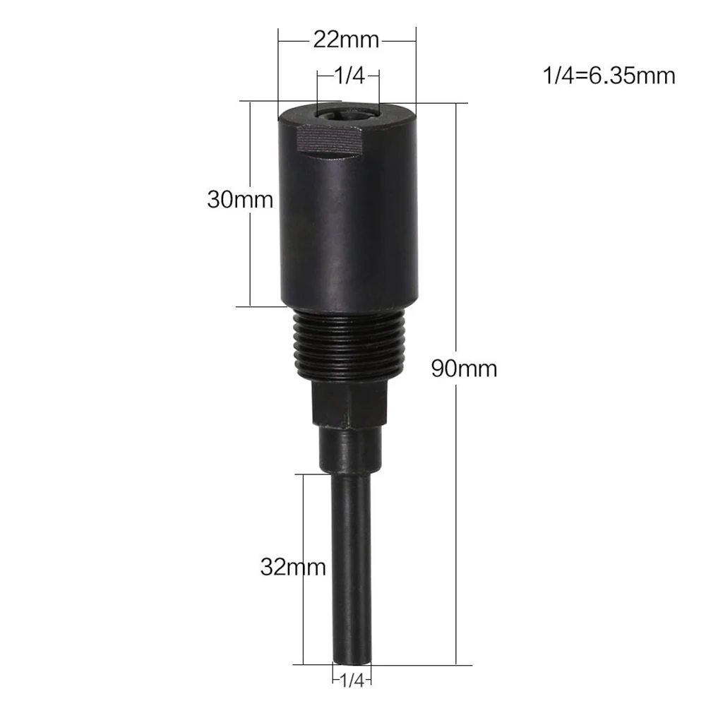 1/2 &quot1/4" Концевая фреза 8 мм хвостовик битов маршрутизатора цанговые расширение