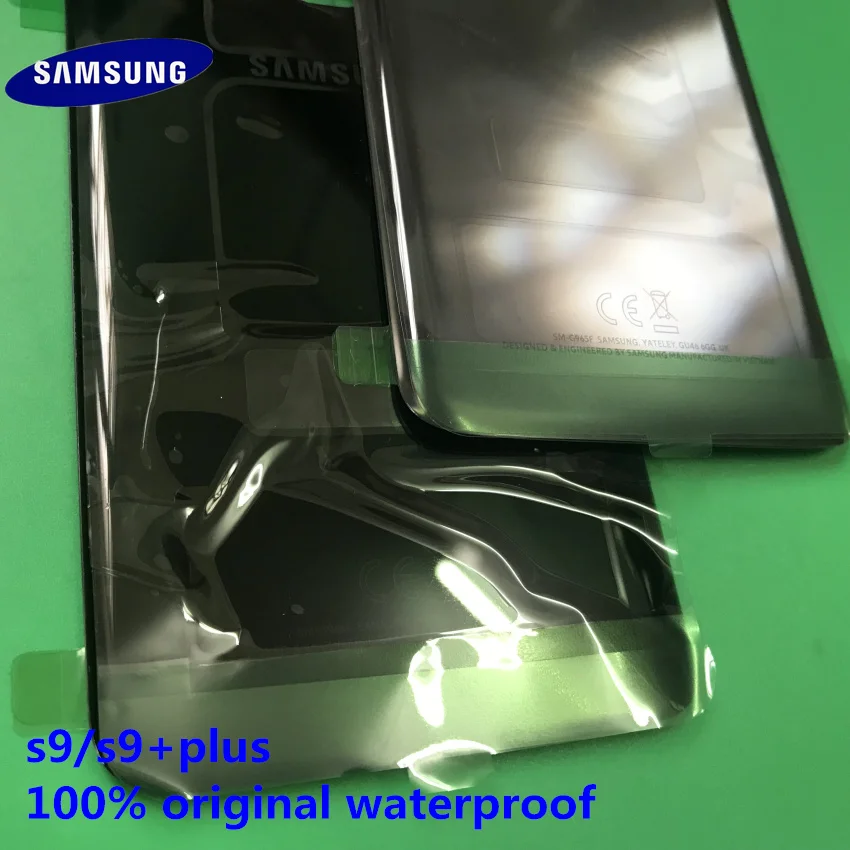 samsung Galaxy S9 Plus S9+ задняя крышка задняя дверь корпус крышка стекло задняя крышка батареи Замена для samsung S9