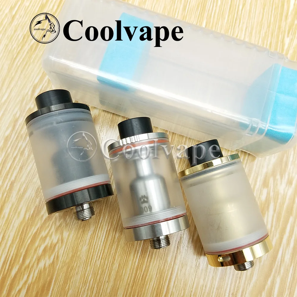 

Атомайзер coolvape Doggystyle 2K18 rta Doggystyle vs Bastard RTA RDA-BF, емкость 22 мм, емкость 3,5 мл, регулировка воздушного потока