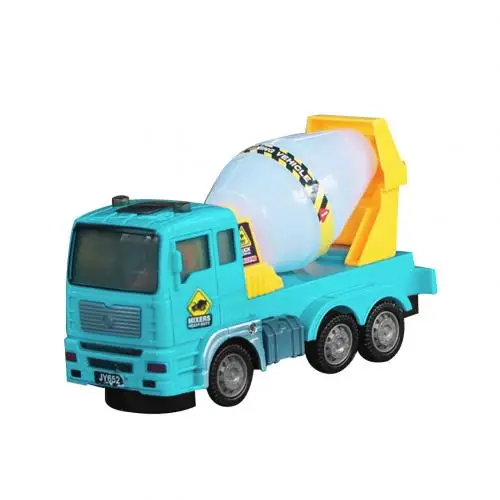 Mixer Truck 1:43 Diecast Engineering Toy Multi-directional Lighting Oil Tanker Loader Mixer Truck Model Kids Electric Car Toy - Цвет: Mixer Truck