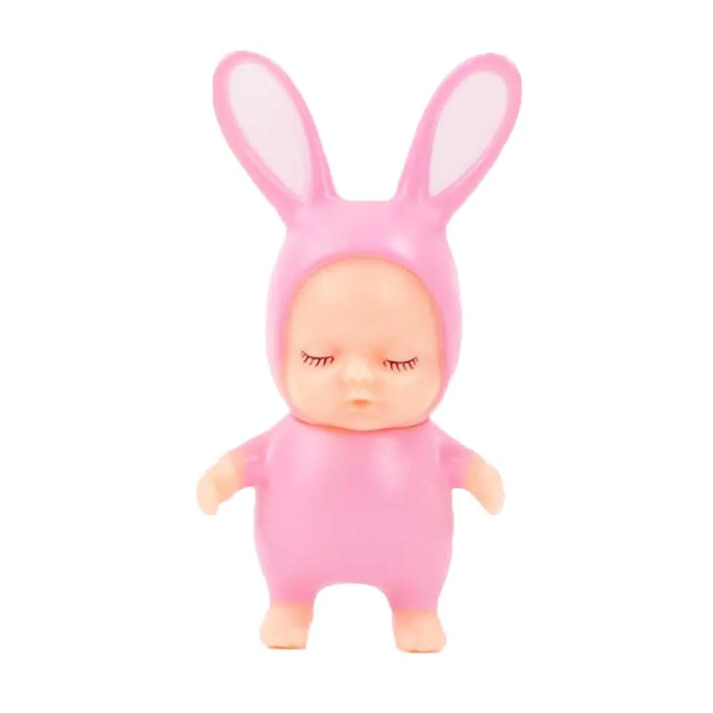 

10cm Anime Kawaii Baby Figure Toys Unicorn Rabbit Bee Sleeping Baby PVC Model Dolls Cute Mini Baby Figurine