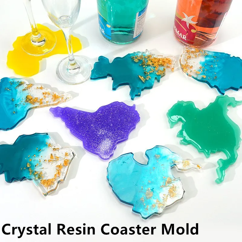 Прозрачная смола подставка интерконтинентальная Карта континента форма сделай