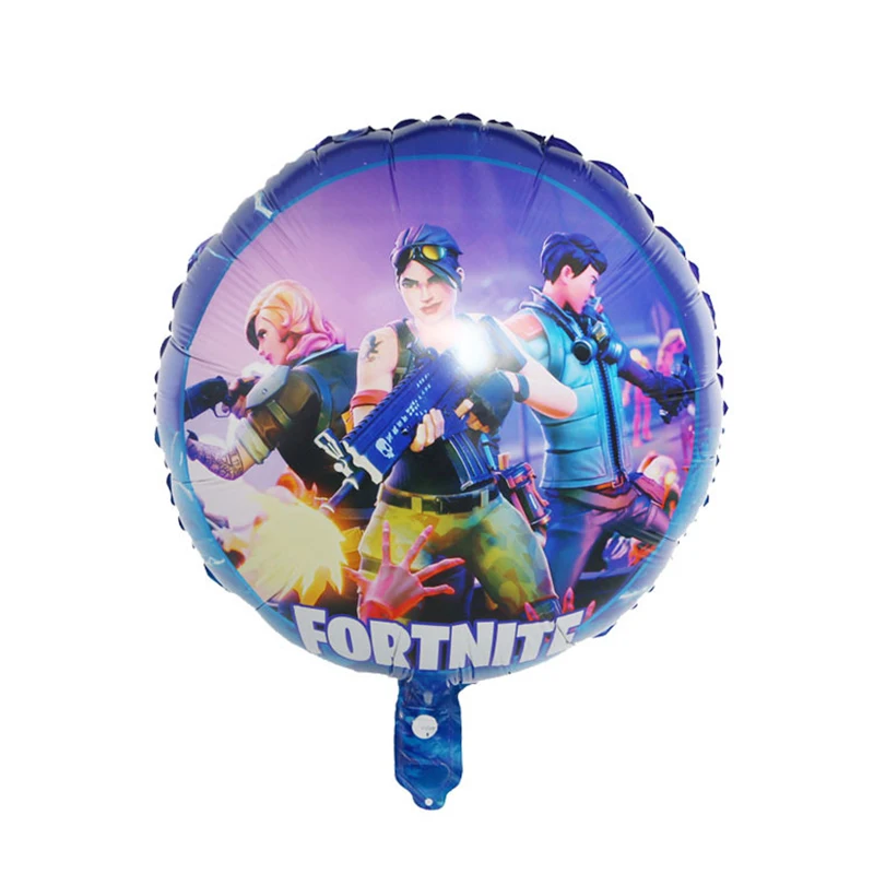

New Fortnite Balloons Black Gamepad Foil Balloon Children Birthday Party Decoration Supplies Kids Game Match Props Balloon Toys
