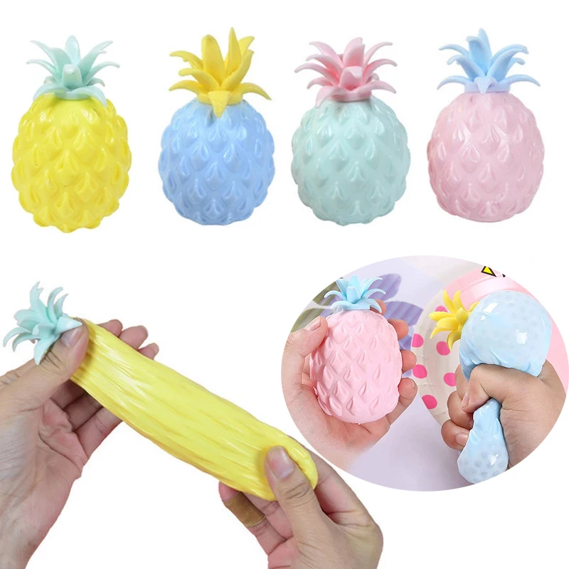 Сожмите vent мячик для снятия стресса kawaii моделирование мини ананас палка сквоша