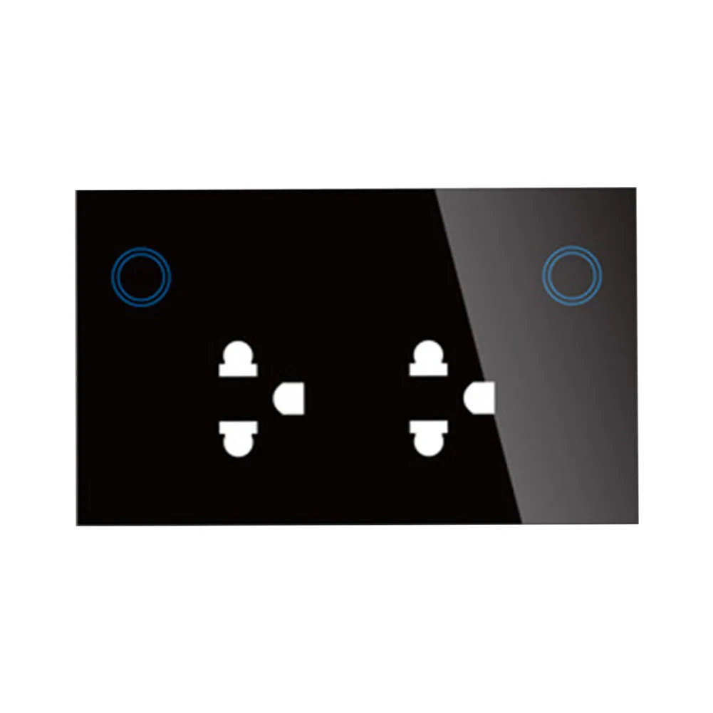 

Plug Touching Wall Outlet Switch WIFI Socket With Music Voice Control Timing APP Electrical Multifunctional Hotel Smart Home