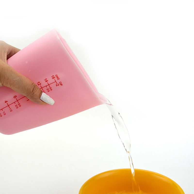 

500Ml/250Ml Kitchen Measuring Cup With Scales Silicone Resin Glue Diy Tool Liquid Measure Practical Good Grips Measuring Tool