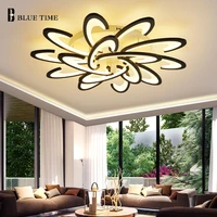 acrylic modern led chandelier home decorate ceiling chandelier for living room bedroom dining room lustre lighting lamp dimmable
