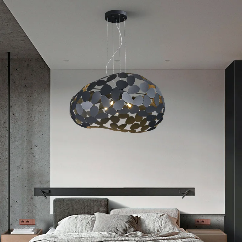 Postmodern Creative Personality Stainless Steel Pine Cone Simple Bar Clothing Store Living Room Dining Room Bedroom Chandelier