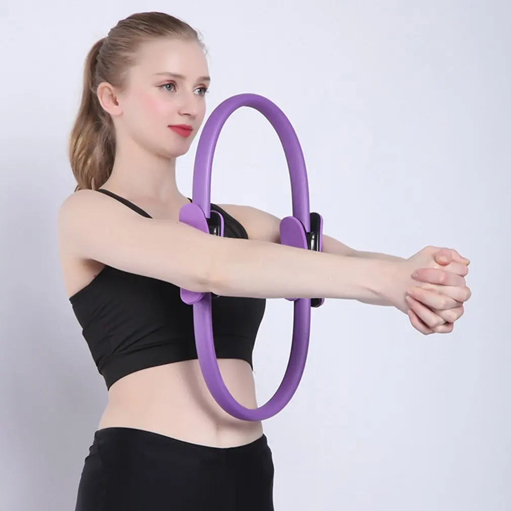

Professional Yoga Circle Pilates Sport Magic Ring Women Fitness Kinetic Resistance Circle Gym Workout Pilates Accessories 4Color