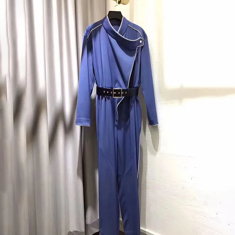 Комбинезон с завышенной талией женский весна осень| |