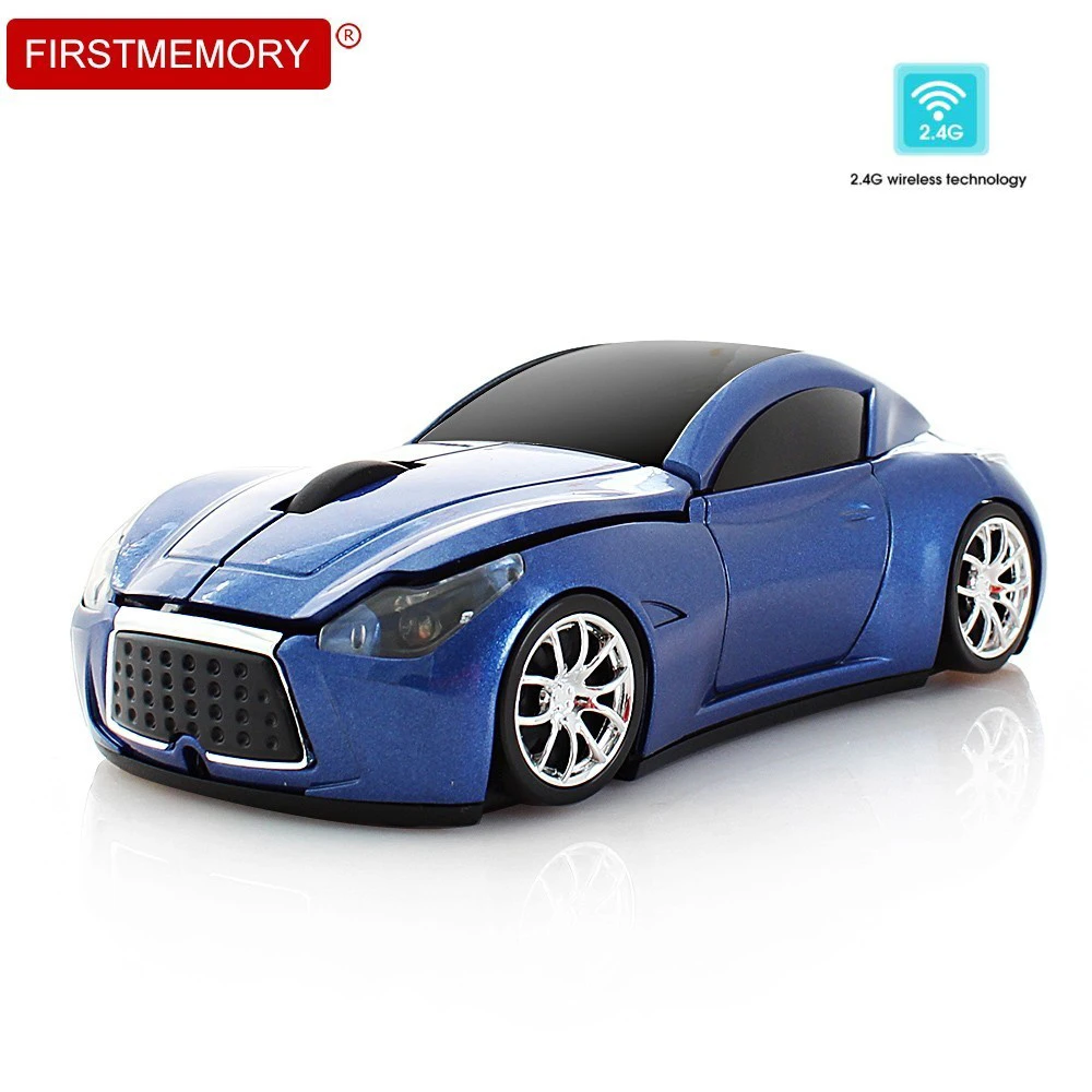 Беспроводная компьютерная Спортивная Автомобильная мышь 3D Mini Kids USB игровая 1600 dpi