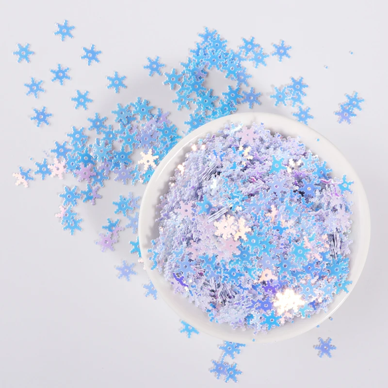 Блестящие пайетки в виде снежинок 500 шт. набор для шитья сделай сам декоративные