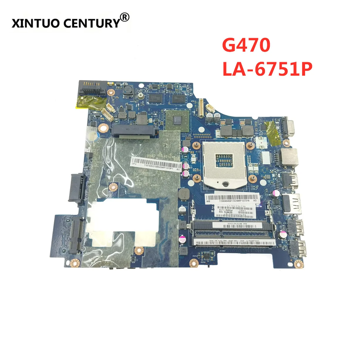 Для LENOVO G470 14 &quotдюймов HD6370M материнская плата для ноутбука 11013646 PIWG1 LA 6751P HM65 216