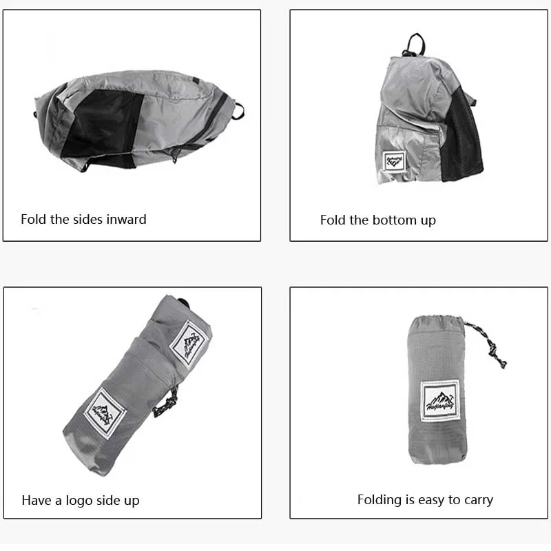 Складной рюкзак унисекс легсветильник Водонепроницаемая дорожная сумка для