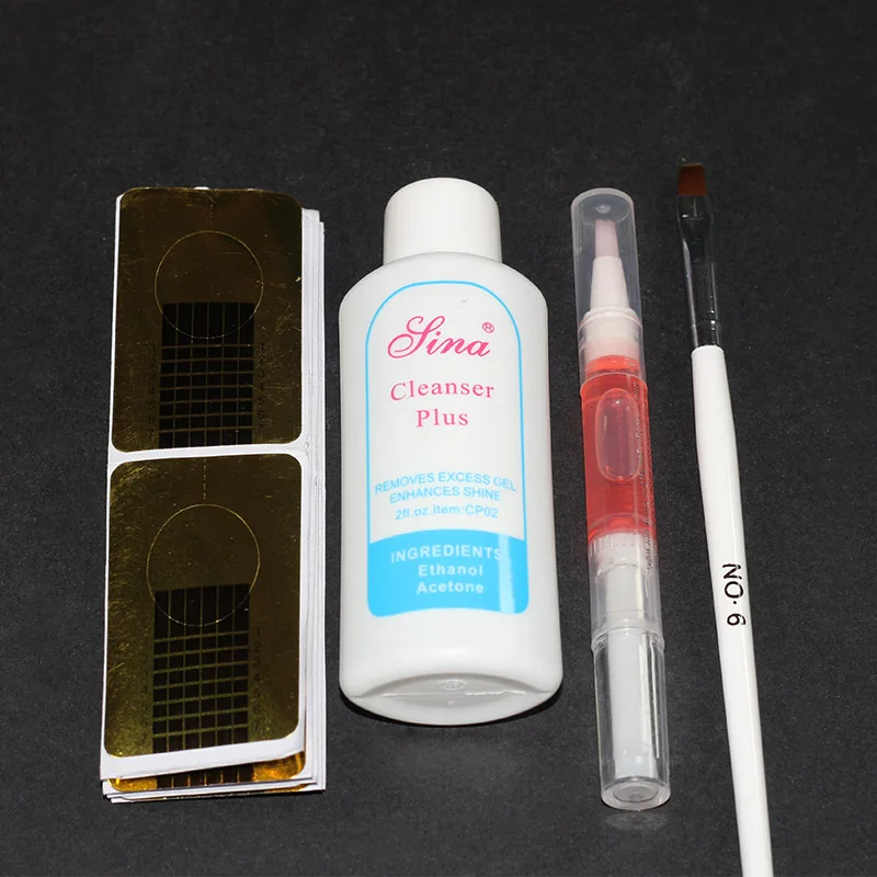 УФ гель для наращивания ногтей розовый белый прозрачный 3 цвета|Комплекты и