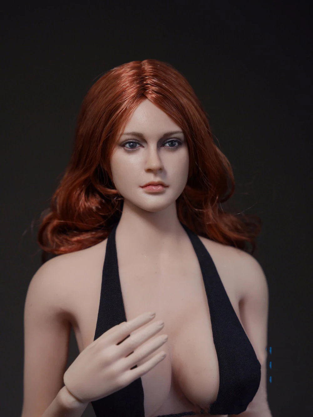 

1:6 Scale European Red Long Hair Female Head Sculpts Fit For 12" Female Action Figures Bodies Dolls Toys Gifts Collections
