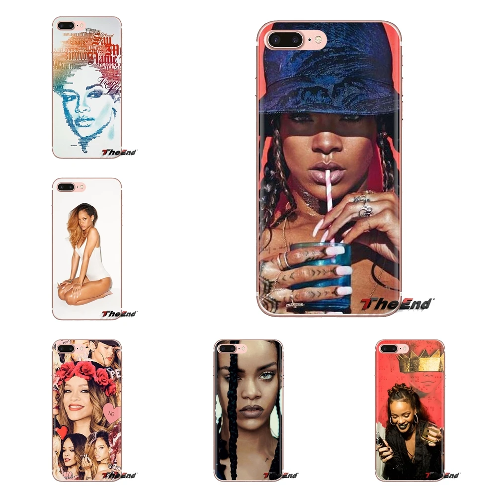 Awesome Robyn Rihanna Soft TPU Phone Cover For Samsung Galaxy S2 S3 S4 S5 MINI S6 S7 edge S8 S9 Plus Note 2 3 4 5 8 Coque Fundas |