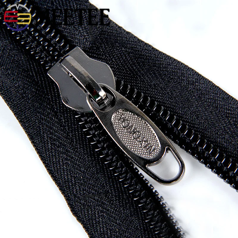 

Meetee 3#5#8#10# 3meters Nylon Coil Zipper Double Side Sliders Open-end for Backpack Fishing Bags Tent Sewing Accessories ZA209