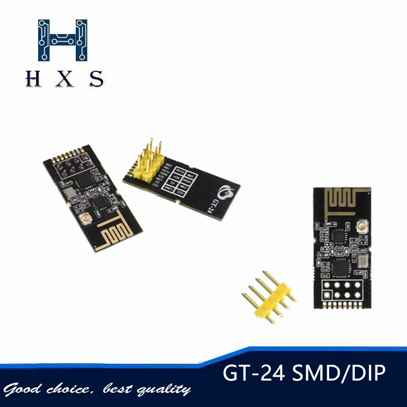 GT 24 беспроводной модуль 2 4G NRF24L01 + PA LNA промышленный класс цифровой передачи 1100 м