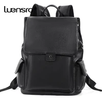 men backpack bookbag mens bag genuine leather luxury college back pack fashion waterproof travel backpack usb luggage bag laptop
