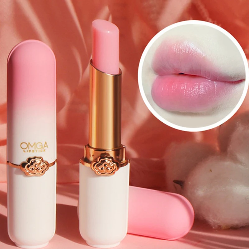 

Moisturizing Lip Balm Peach Temperature Color Change Lipstick Nutritious Waterproof Long Lasting Lip Balm Lip Skin Care