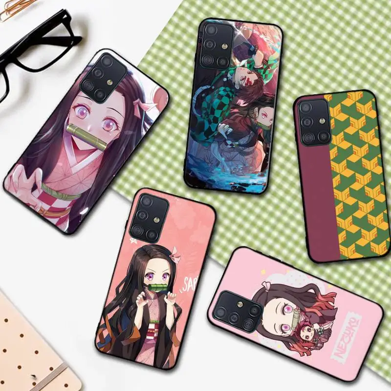 

Demon Slayer Phone Case For Samsung S9 10 20Plus Note 7 8 9 10 10plus Pro J8 M30 31 A32
