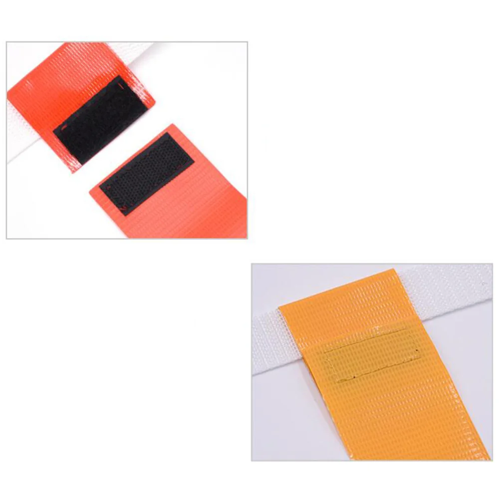 

4 Pcs American Football Waist Belt Type Flag Rugby Training Ribbon Game Streamer Label Webbing for Children ( Each White Belt w