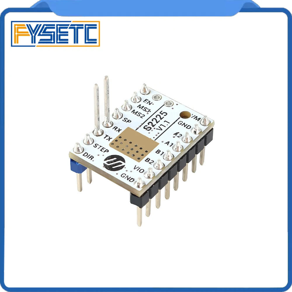 TMC S2225 V1.1 шаговый двигатель драйвер TMC2225 Stepsticks бесшумный 256 микрошаги ток 2A пик UART