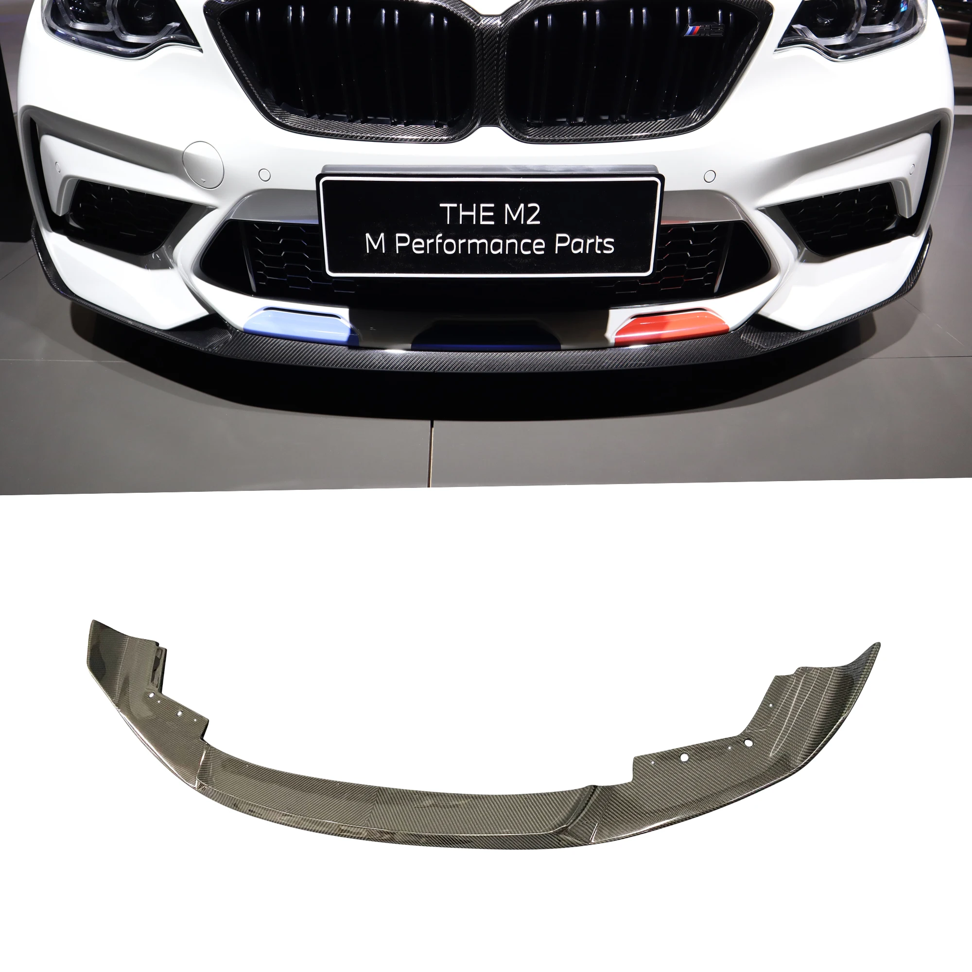 

MP style high quality carbon fiber front lip for M2C